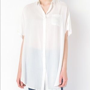 Boyfriend white blouse